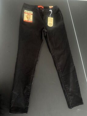 Wax Jean Black Push-Up Skinny Jeans